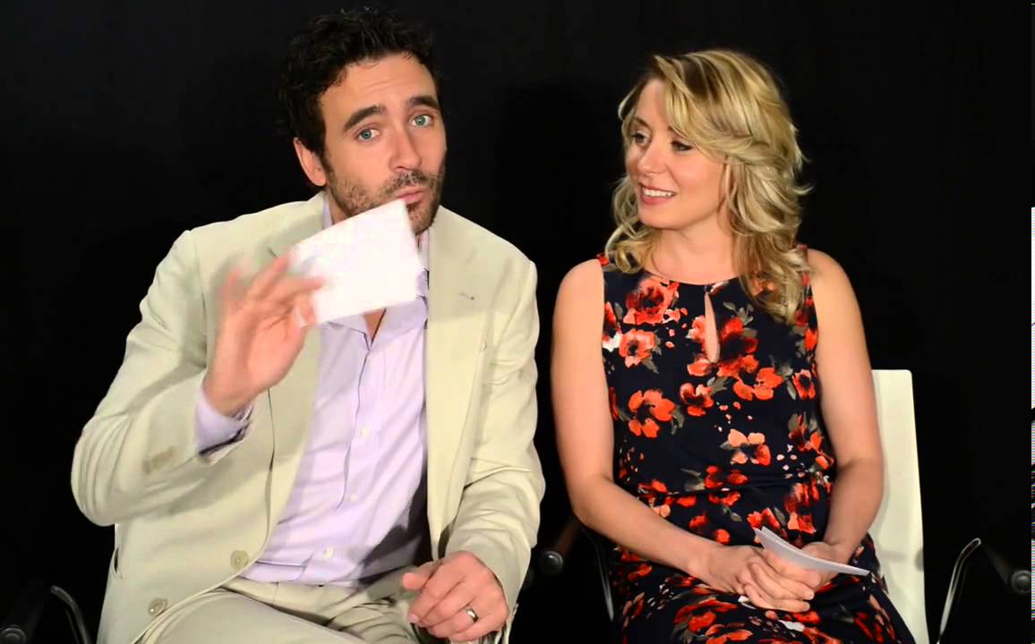 Allan Hawco and Krystin Pellerin answering fan's questions