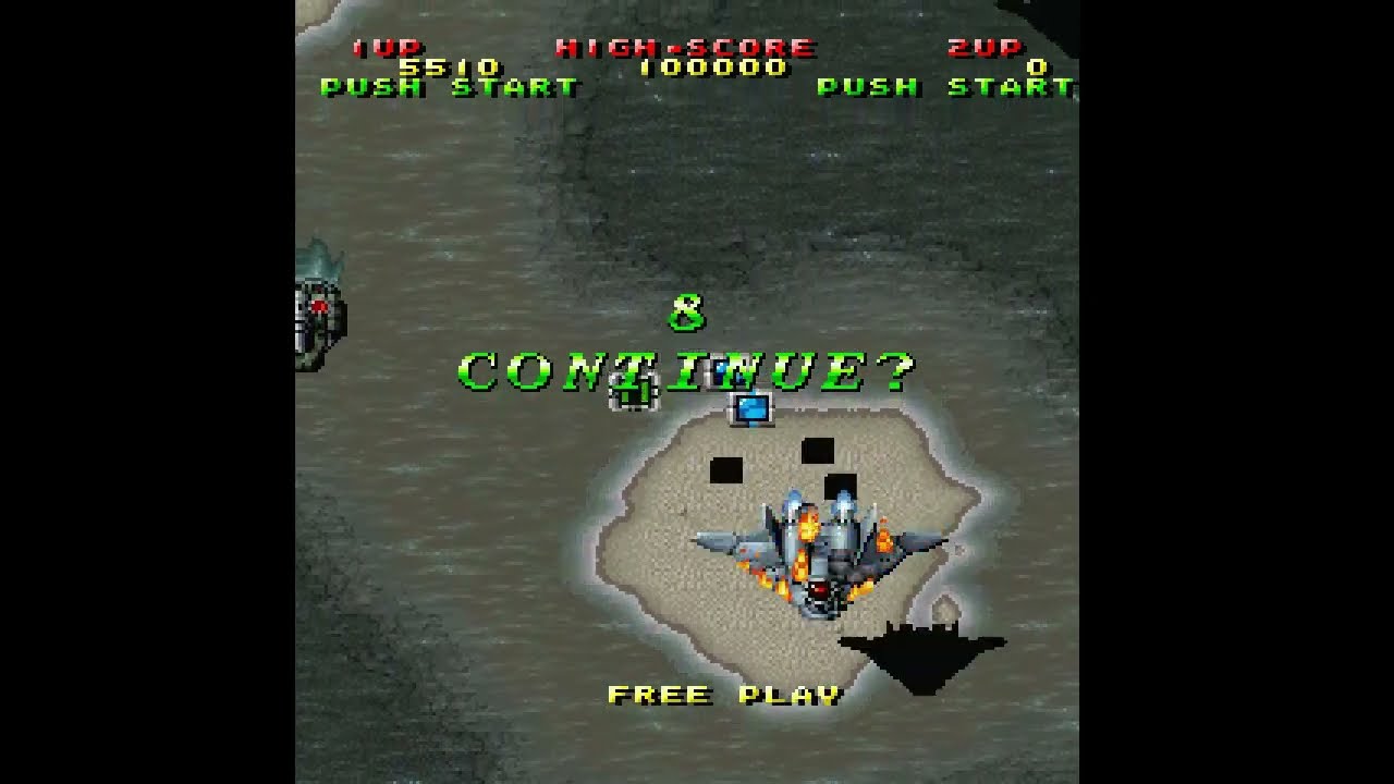 Game Over: Raiden DX (PlayStation)
