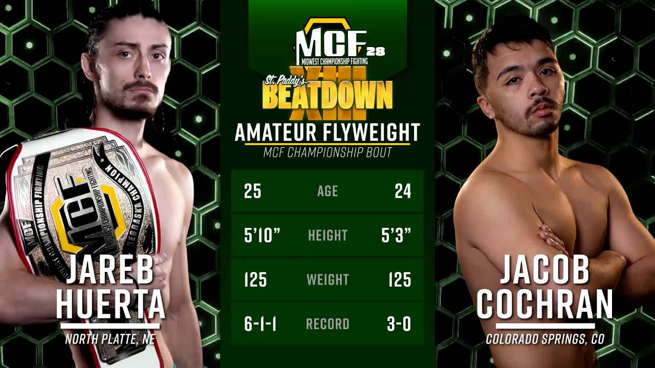 MCF Amateur Flyweight Championship | Jareb Huerta vs Jacob Cochran | MCF 28