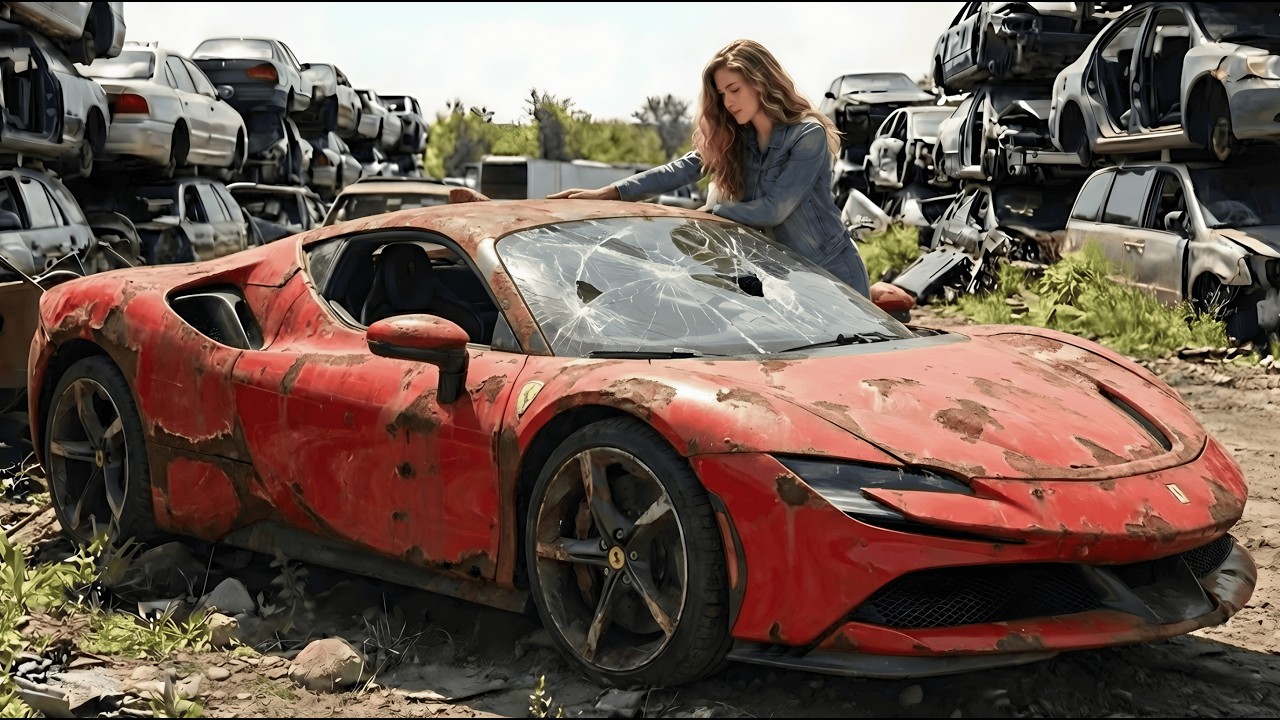 ASMR Car Restoration! Full Restoration of Ferrari SF90 Stradale Total Disrepair to Looking New