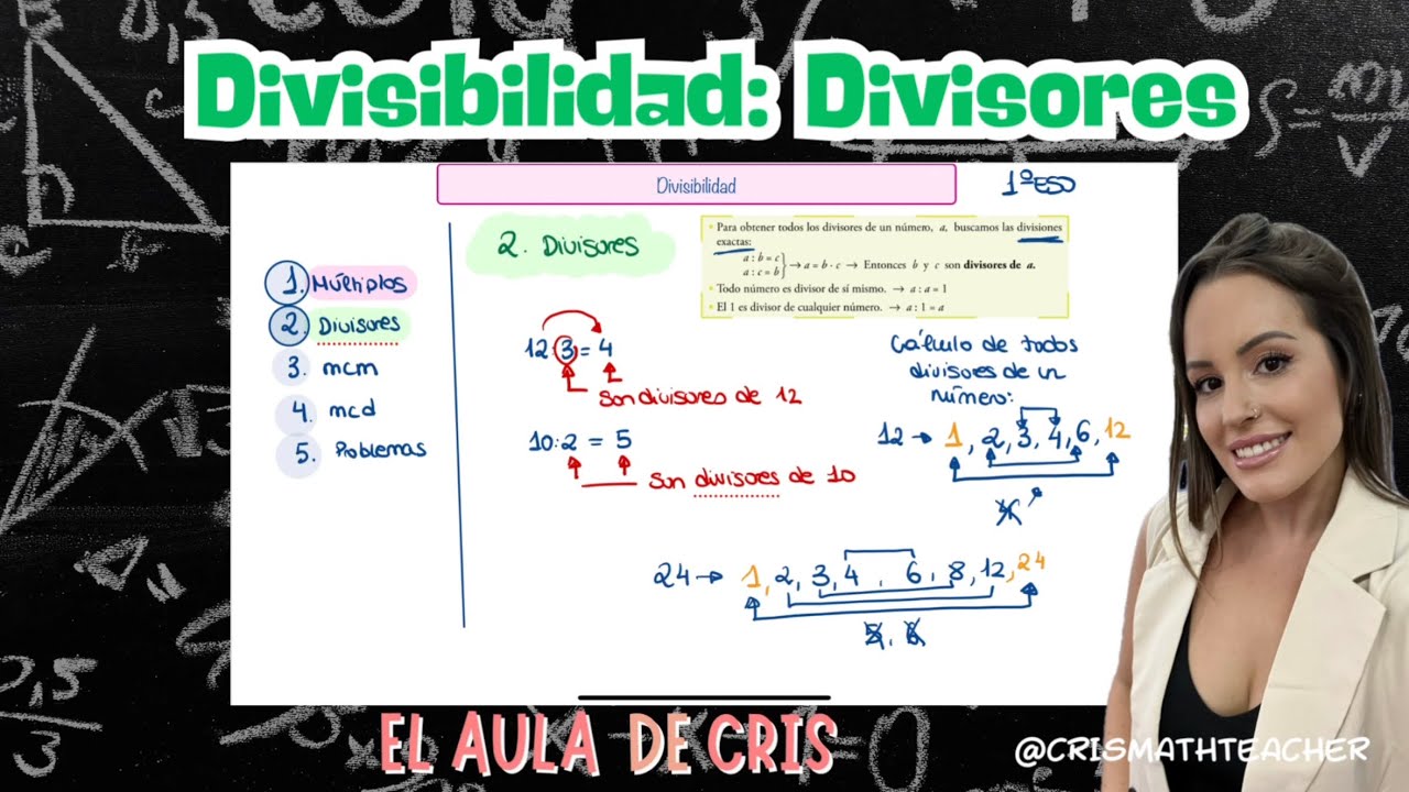 ¿Qué son los DIVISORES? 🔢  Aprende a calcularlos