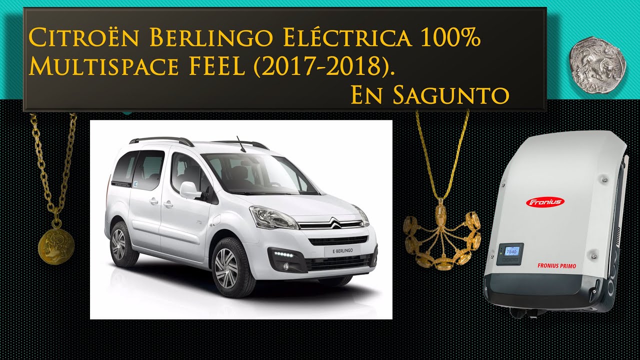 Citroën Berlingo Eléctrica 100% Multispace FEEL (2017-2018)  En Sagunto
