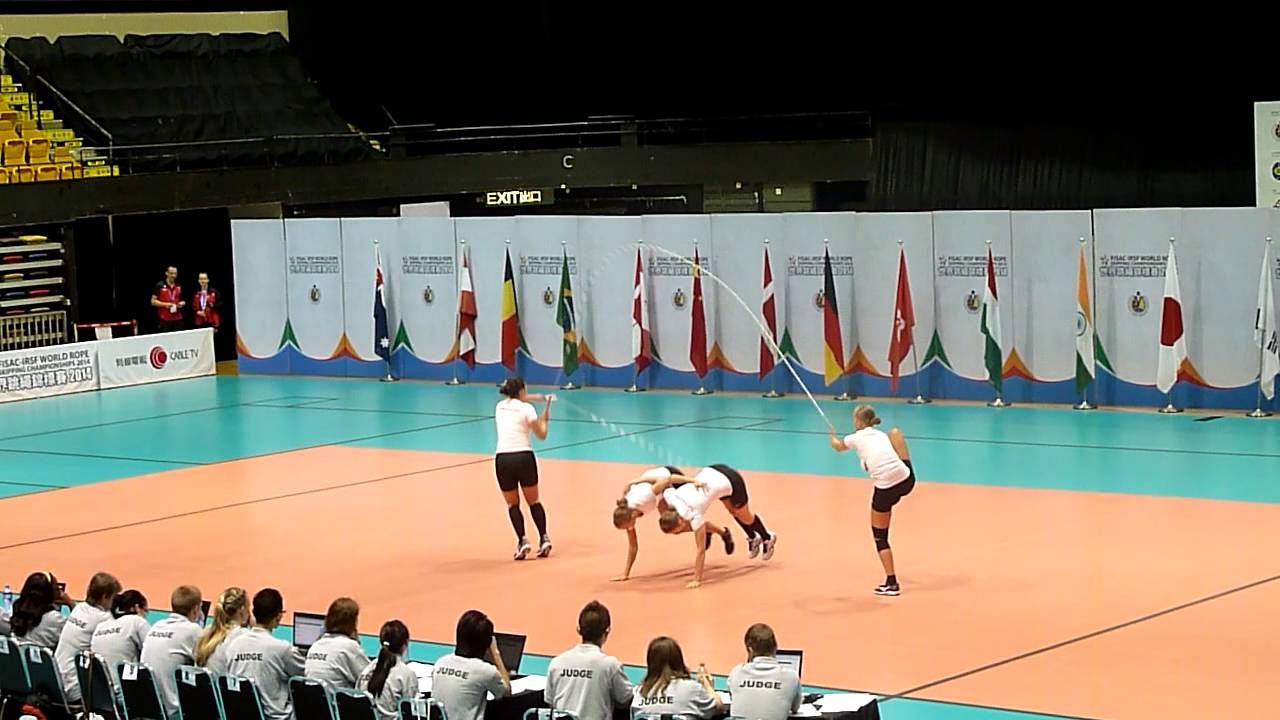 Gug Rope Skipping Team er verdensmestre i Double Dutch Team Freestyle 2014