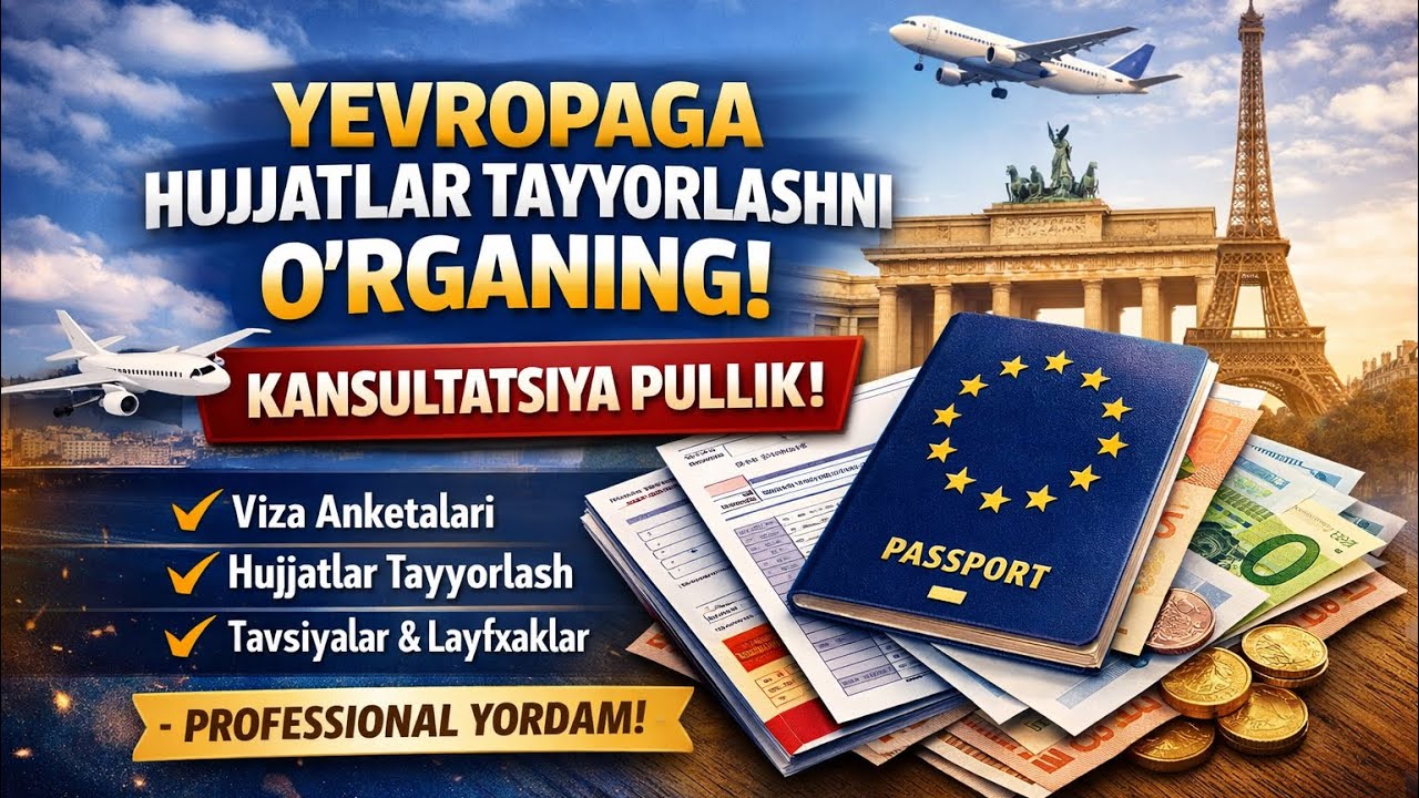 🇪🇺Yevropaga hujjatlar tayyorlashni,oʻrgataman.+385996719141 telegram..