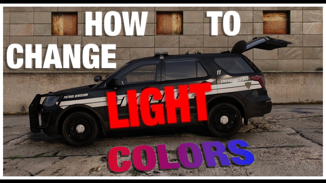 How To Change Light Colors | Fivem 2025