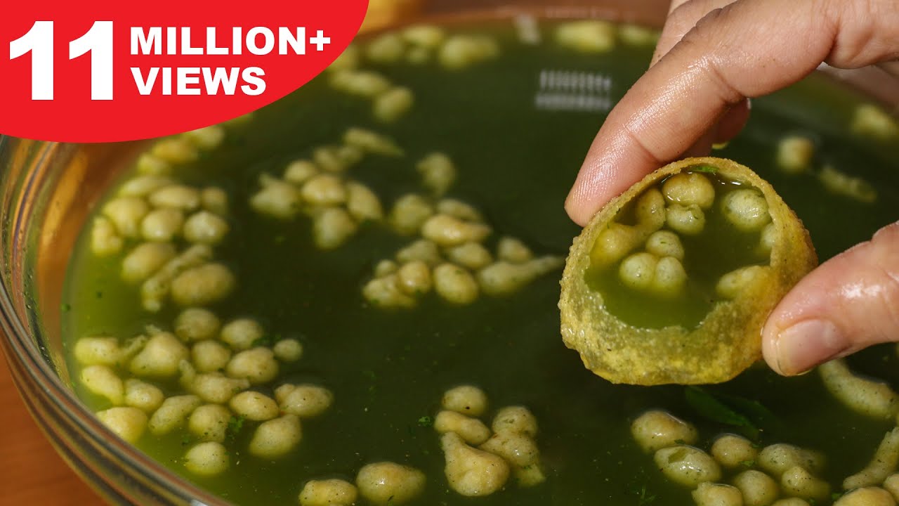 पानीपूरी का ठंडा और मसालेदार तीखा पानी बनाने के सारे राज और ट्रिक्स | Pani Puri Ka Pani Recipe
