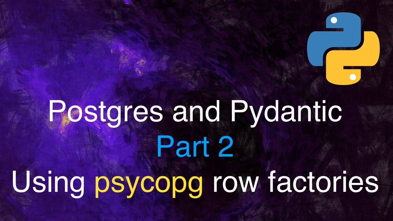 psycopg Row Factories - зона, свободная от ORM!