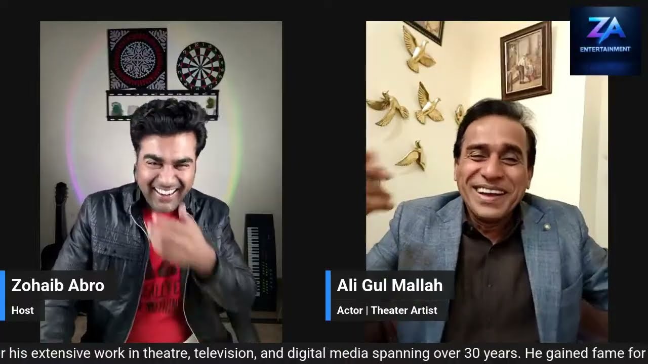 Live Podcast With Zohaib Abro | EP-14 | Guest : Ali Gull Mallah - Actor | Theater Artist