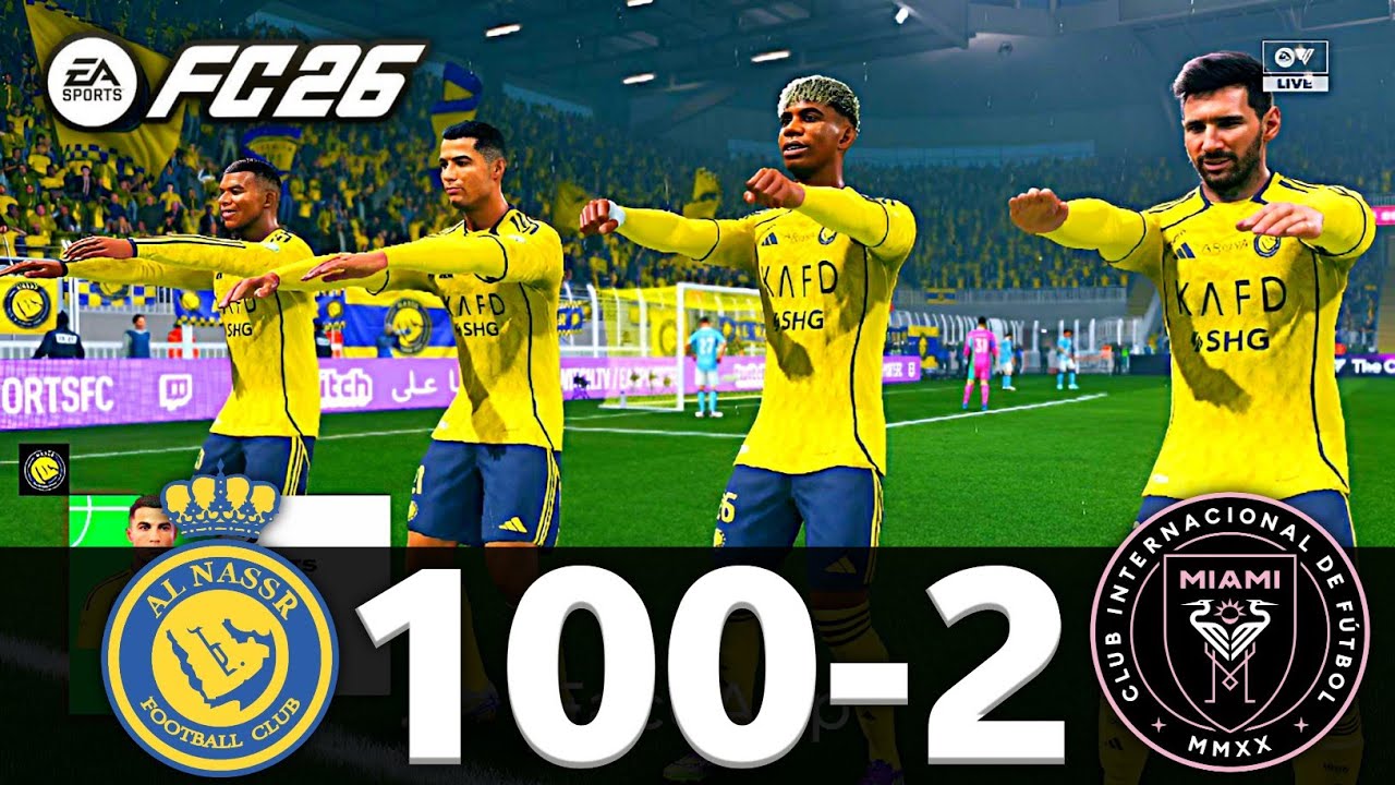 FIFA 26 — МЕССИ, РОНАЛДУ, МБАППЕ, НЕЙМАР, ВСЕ ЗВЕЗДЫ | АЛЬ-НАССР 100-1 МАНЧЕСТЕР Юнайтед