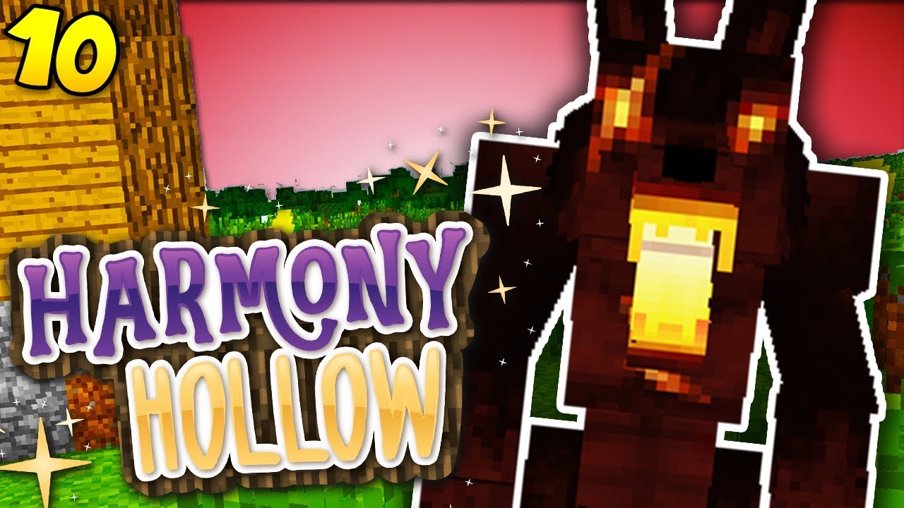 ГИГАНТСКИЙ ХЭЛЛОУИНСКИЙ ОБОРОТЕНЬ! Minecraft Harmony Hollow EP10 — Модифицированный SMP S4