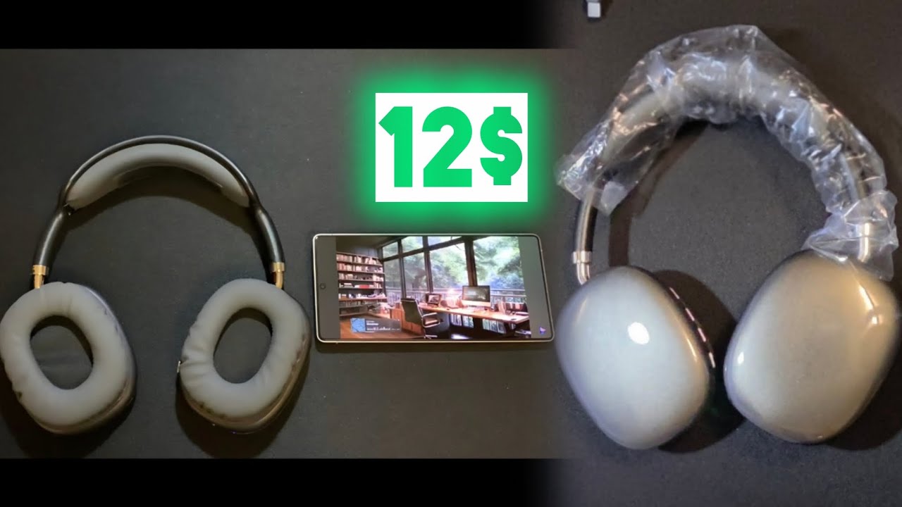 Wireless headset for 12$ unboxing 