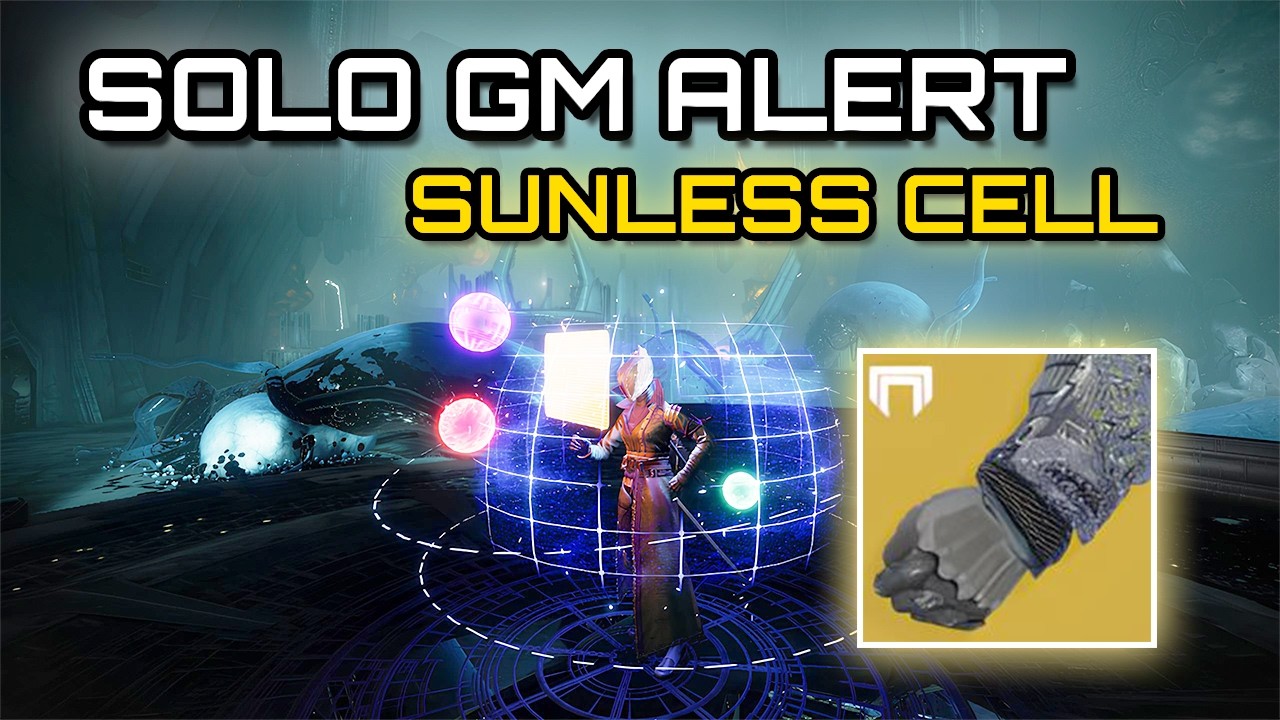 Solo Grandmaster Alert - The Sunless Cell | Warlock Winter's Guile Build | Destiny 2