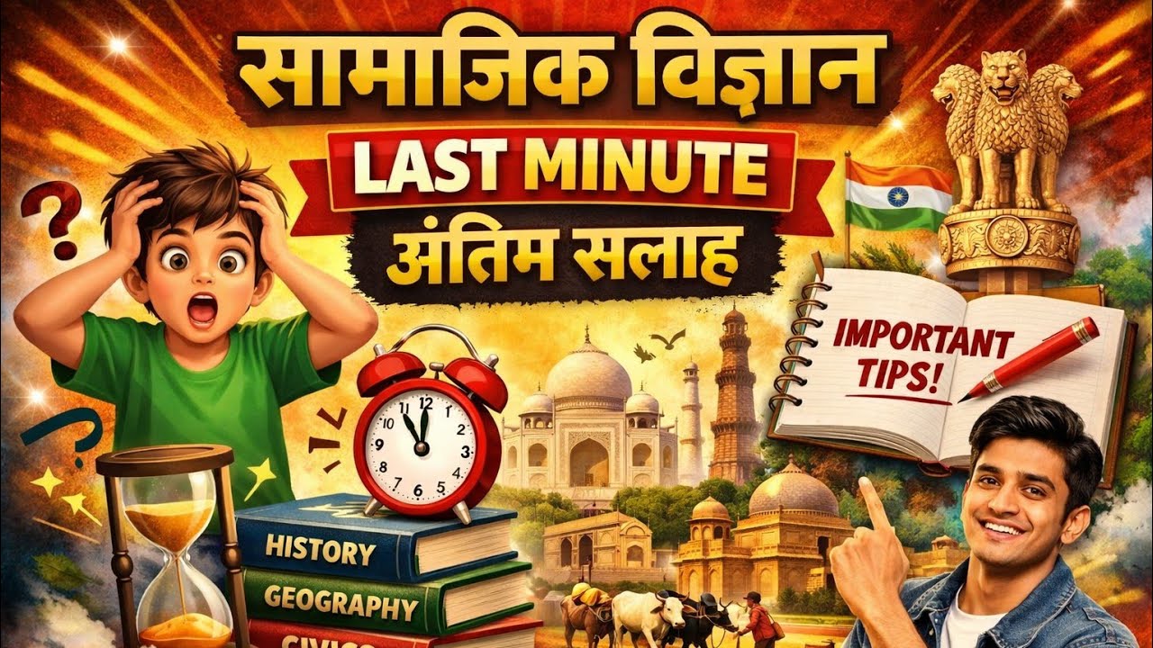 सामाजिक विज्ञान : Last Minute में क्या पढ़ें?