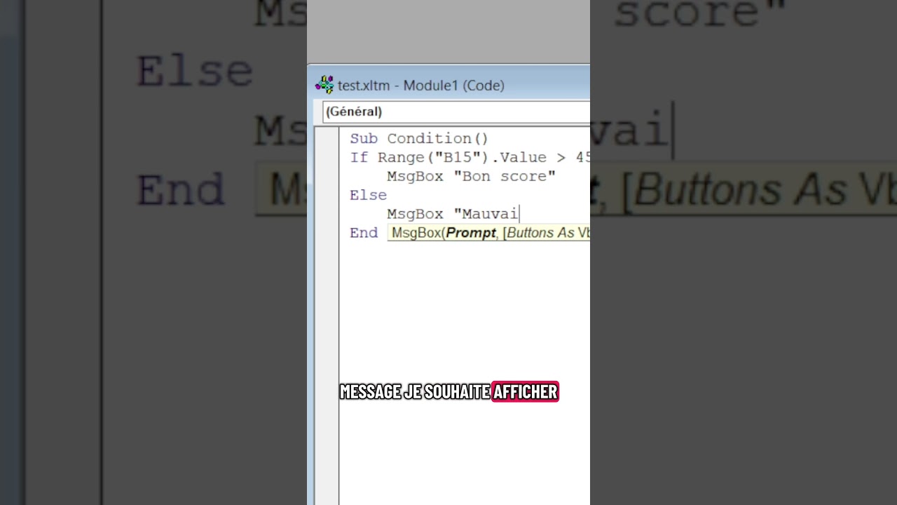 Comment cr&eacute;er une boucle dans une macro VBA sur EXCEL ✅ #excel #boucle #vba