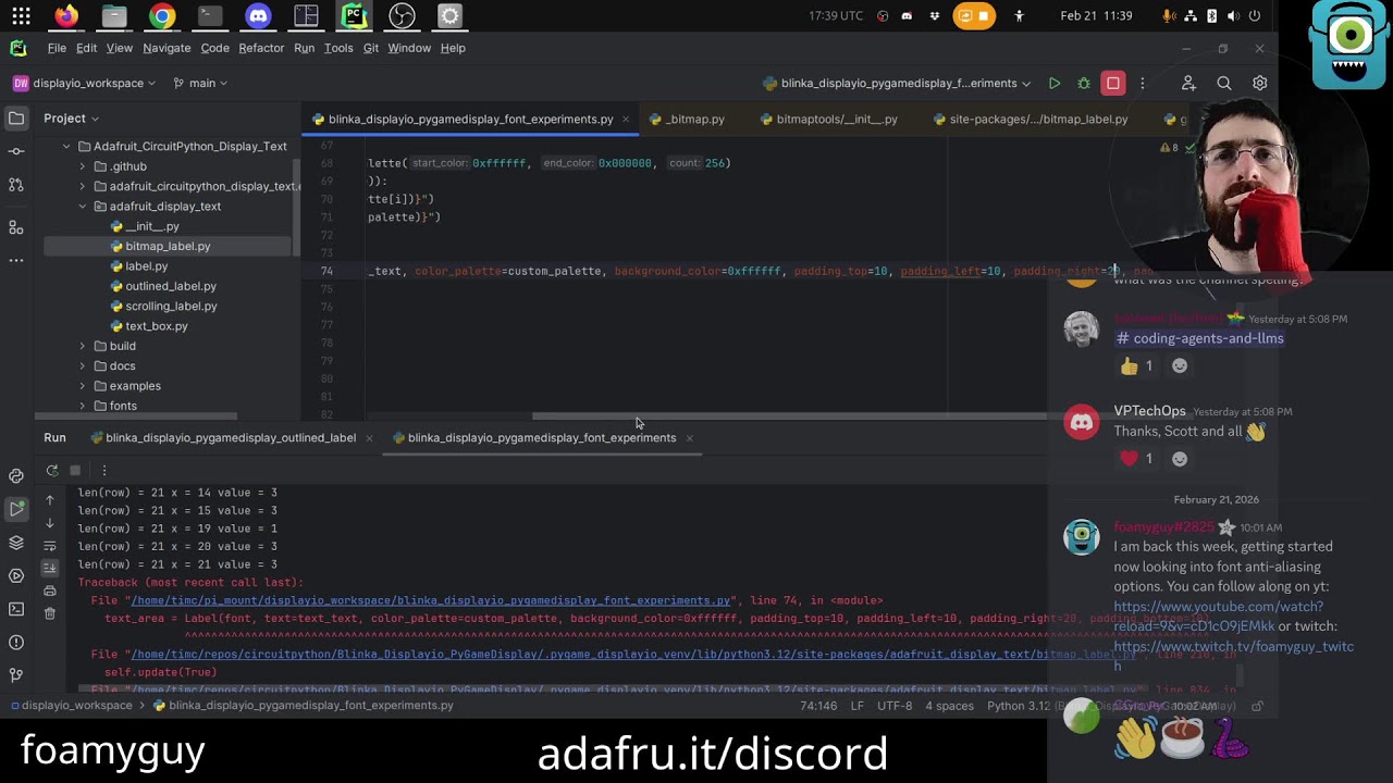 CircuitPython Displayio - Looking Into Font Anti-Aliasing