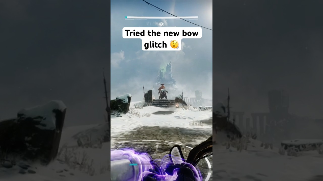 Tried out the new bow glitch 🫨 