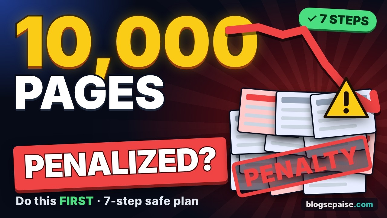 How to Build 10,000 Pages Without Getting Penalized by Google (7-Step Plan) #seo