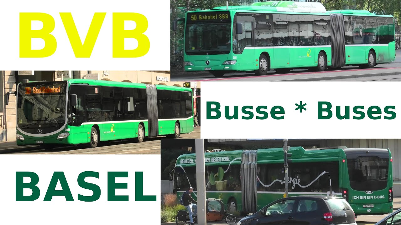BVB Busse in Basel * buses * Bâle