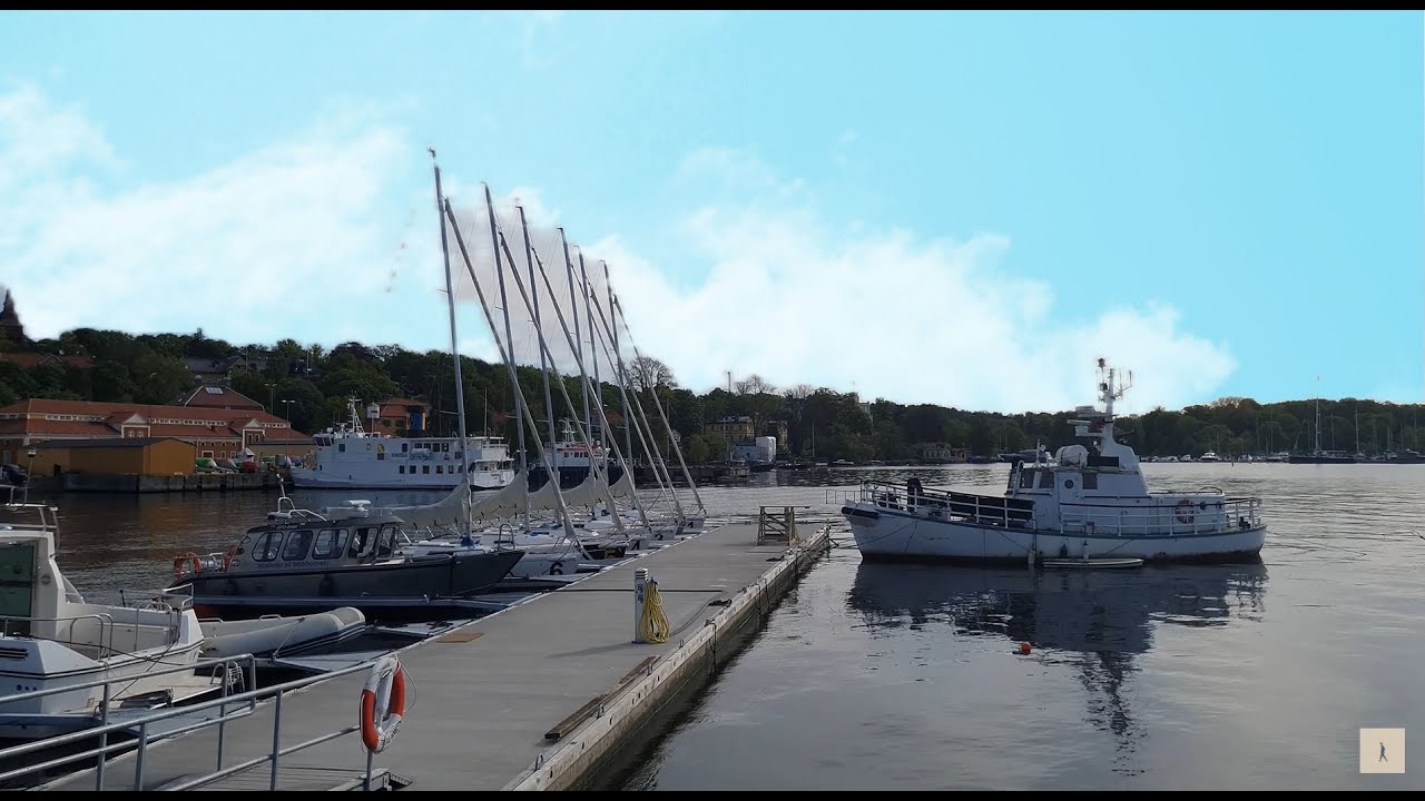 Stockholm walking - Djurgården - Beckholmen Island (amazing views) #101