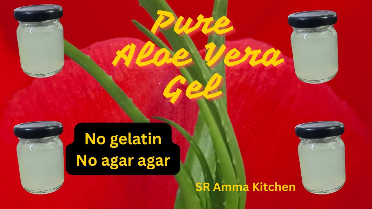 முகத்தைப் பொலிவாக்கும் கற்றாழை ஜெல் வீட்டில் தயாரிப்பது எப்படி | Aloe Vera Gel | SR Amma Kitchen |