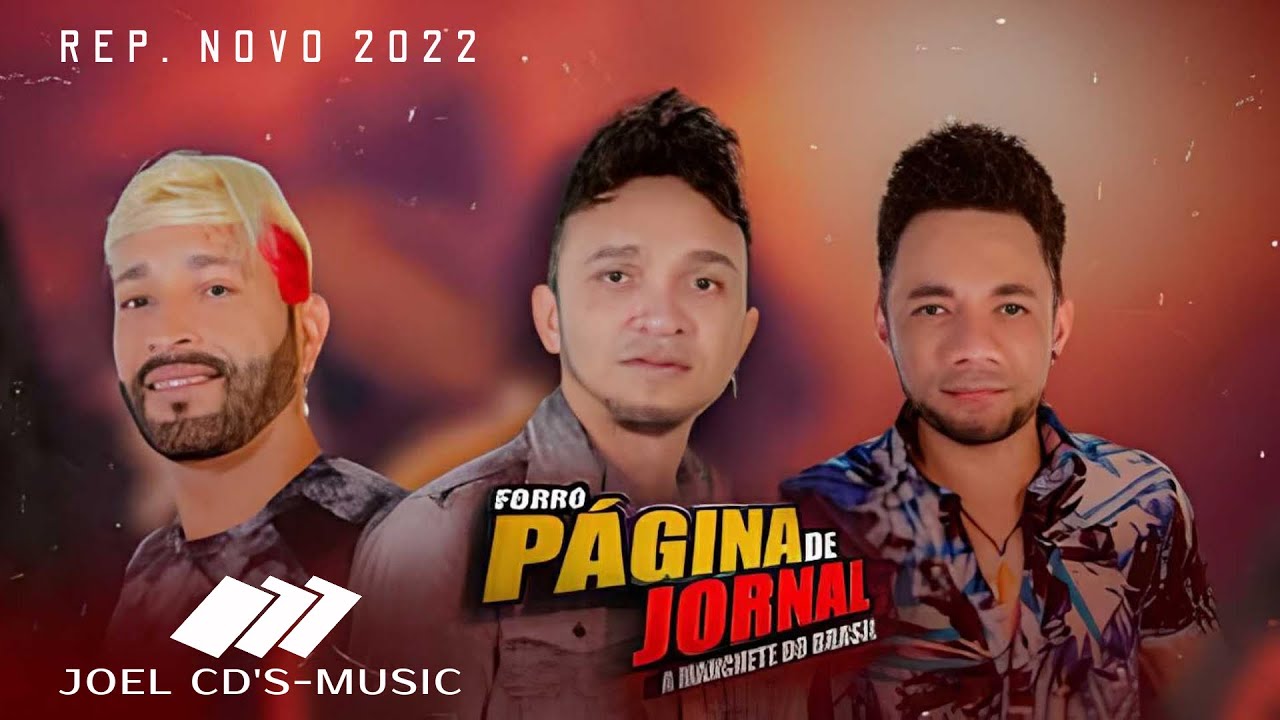 FORRÓ  PÁGINA DE JORNAL - REPERTÓRIO JULHO 2022 SOM PRA PAREDÃO [ JOEL CD'S MUSIC.