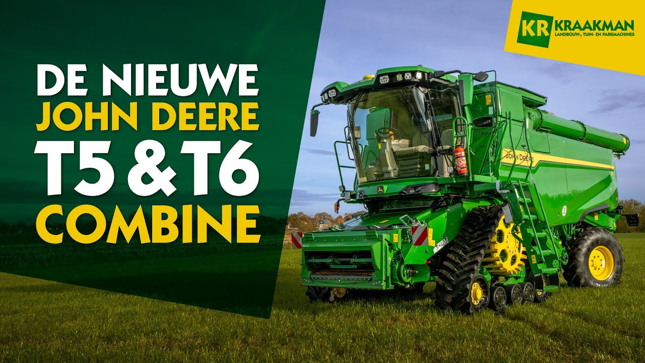 De vernieuwde John Deere T5 en T6 combine - Kraakman Kennisbank