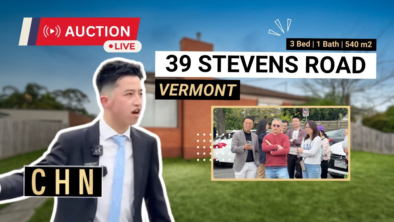 Live Auction @ 39 Stevens Road, Vermont - Auction Results Melbourne