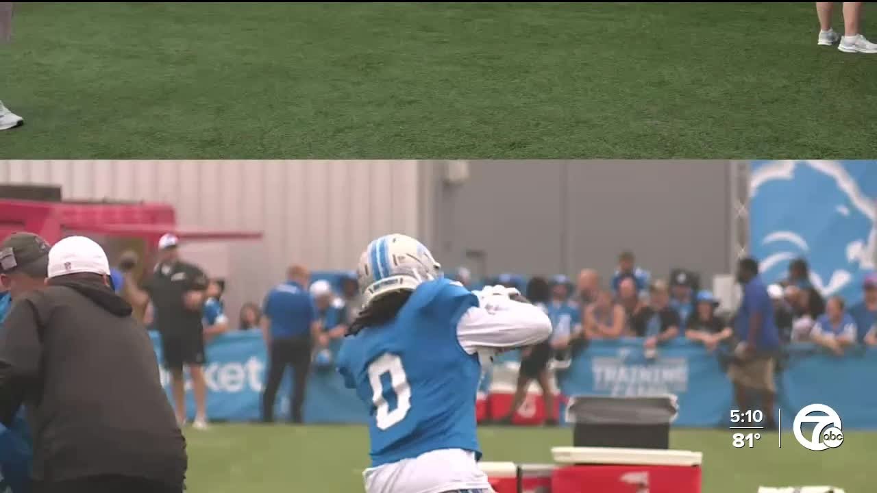 Lions holding only evening practice of training camp today