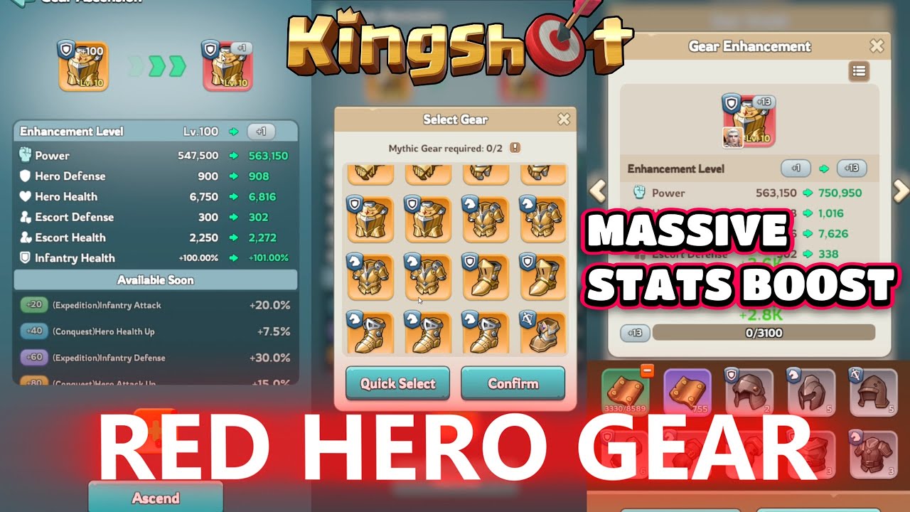 THIS IS HOW YOU UNLOCK RED GEAR IN KINGSHOT