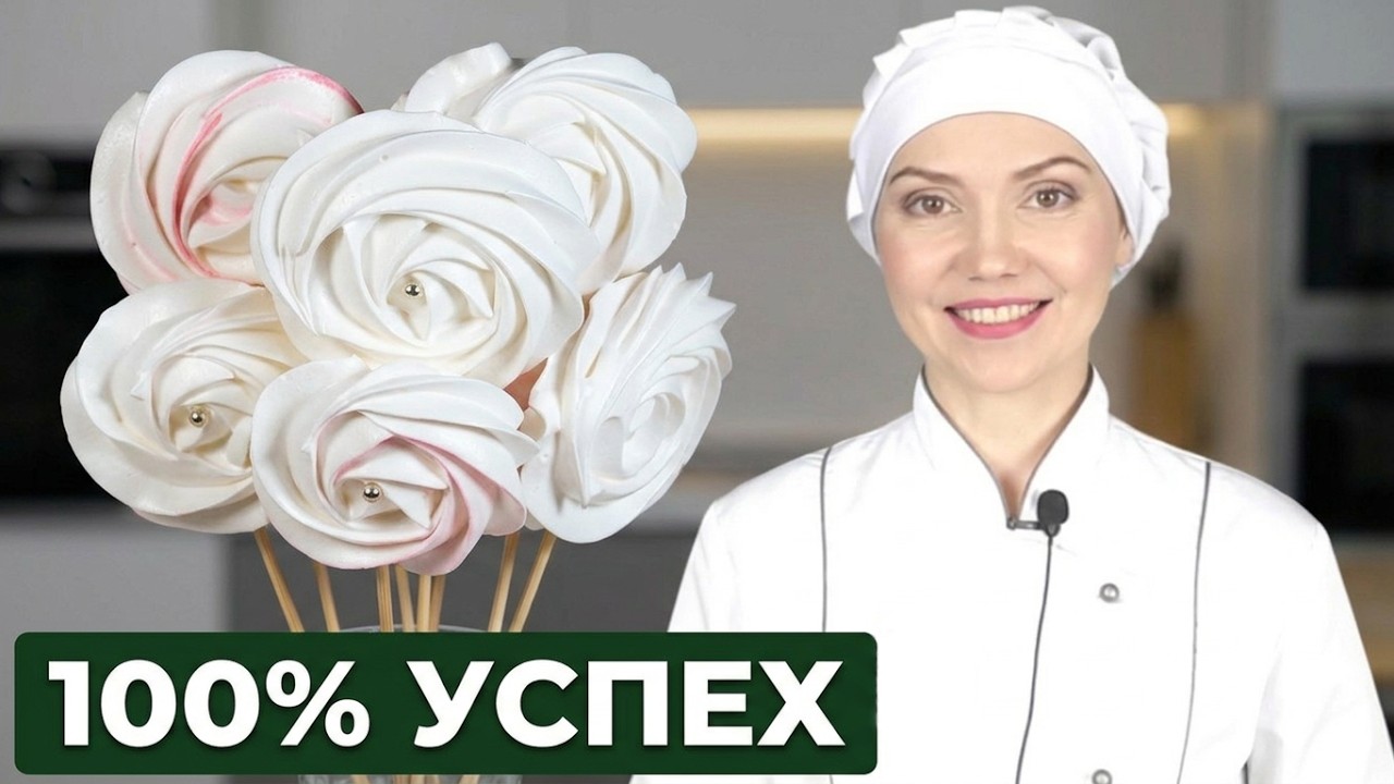 🍭 ФРАНЦУЗСКАЯ МЕРЕНГА: Идеальное Безе на Палочке Как ✨ Правильно Взбить Белки? Секреты 100% Успеха