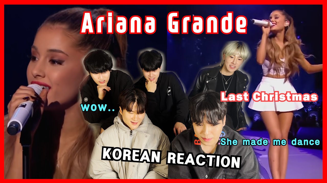 Korean React To Ariana Grande - «Последнее Рождество»! 😻🎄