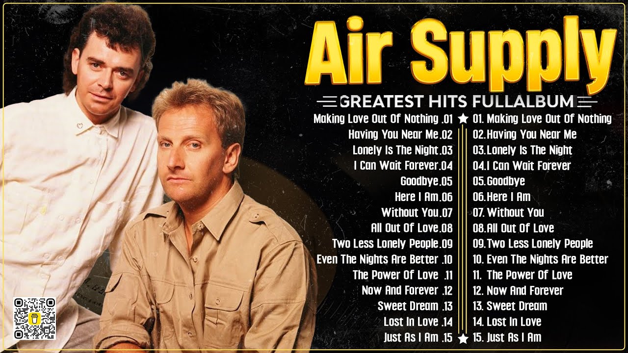 Air Supply Greatest Hits Full Album 2024 🎁