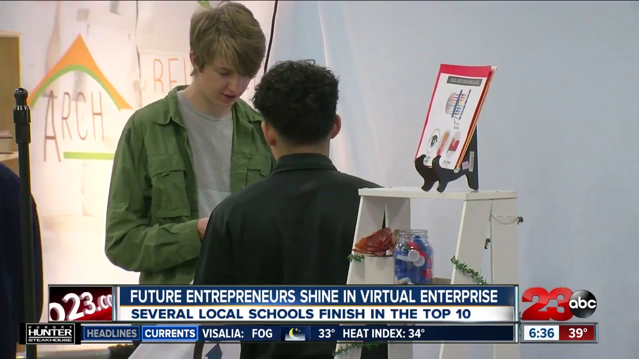 Future entrepreneurs shine in virtual enterprise competition