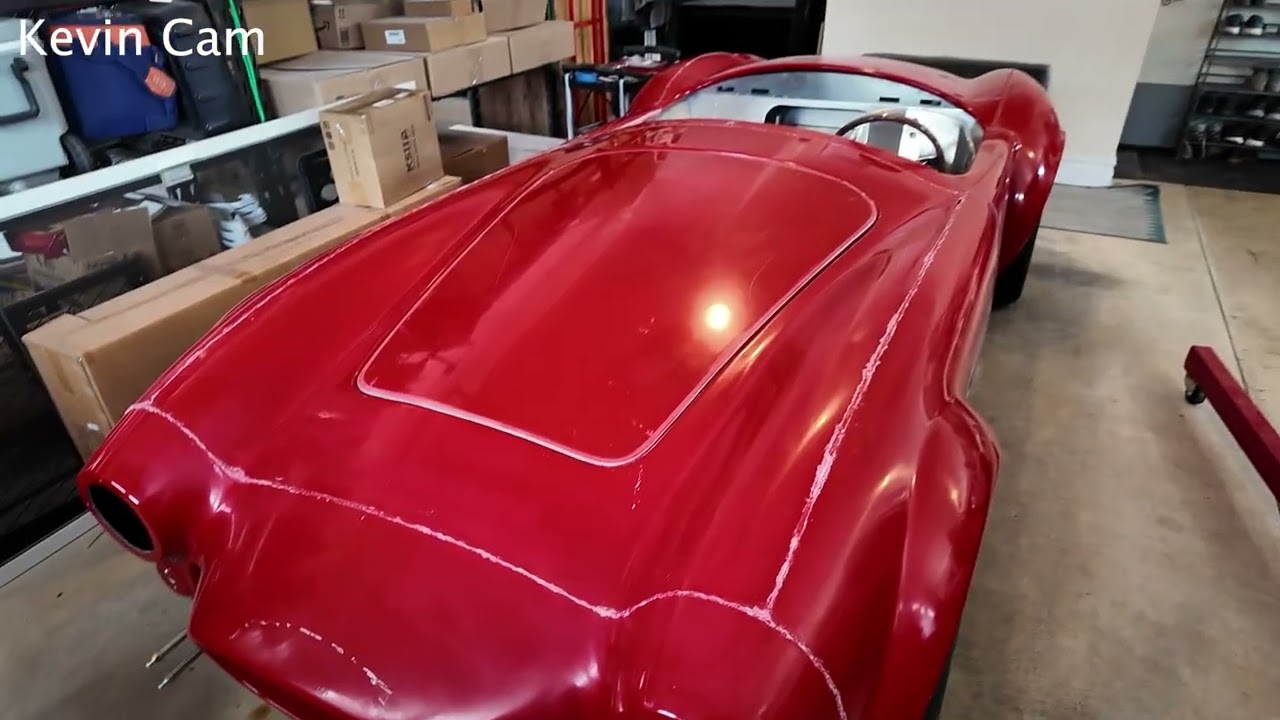 Эпизод 41: Создание родстера Factory Five MK4 — установка капота и воздухозаборника на капот.