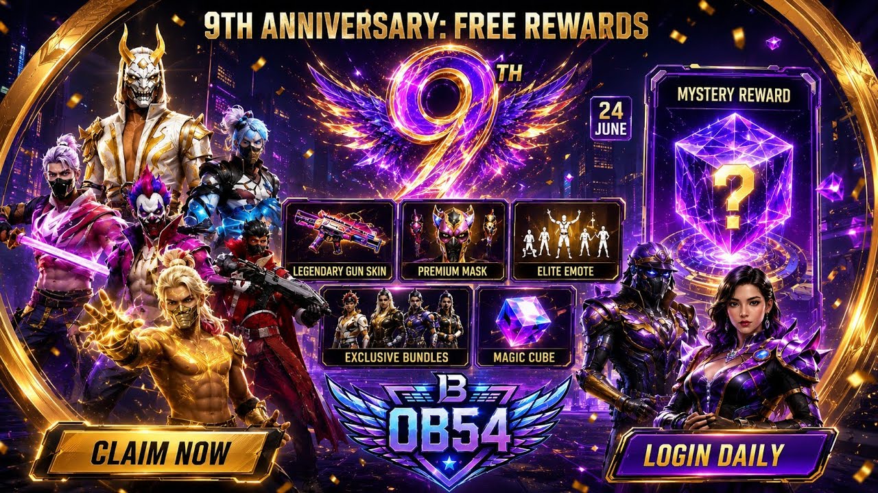 Free Fire Ultimate Review | 9th Anniversary, OB34, New Items & More!