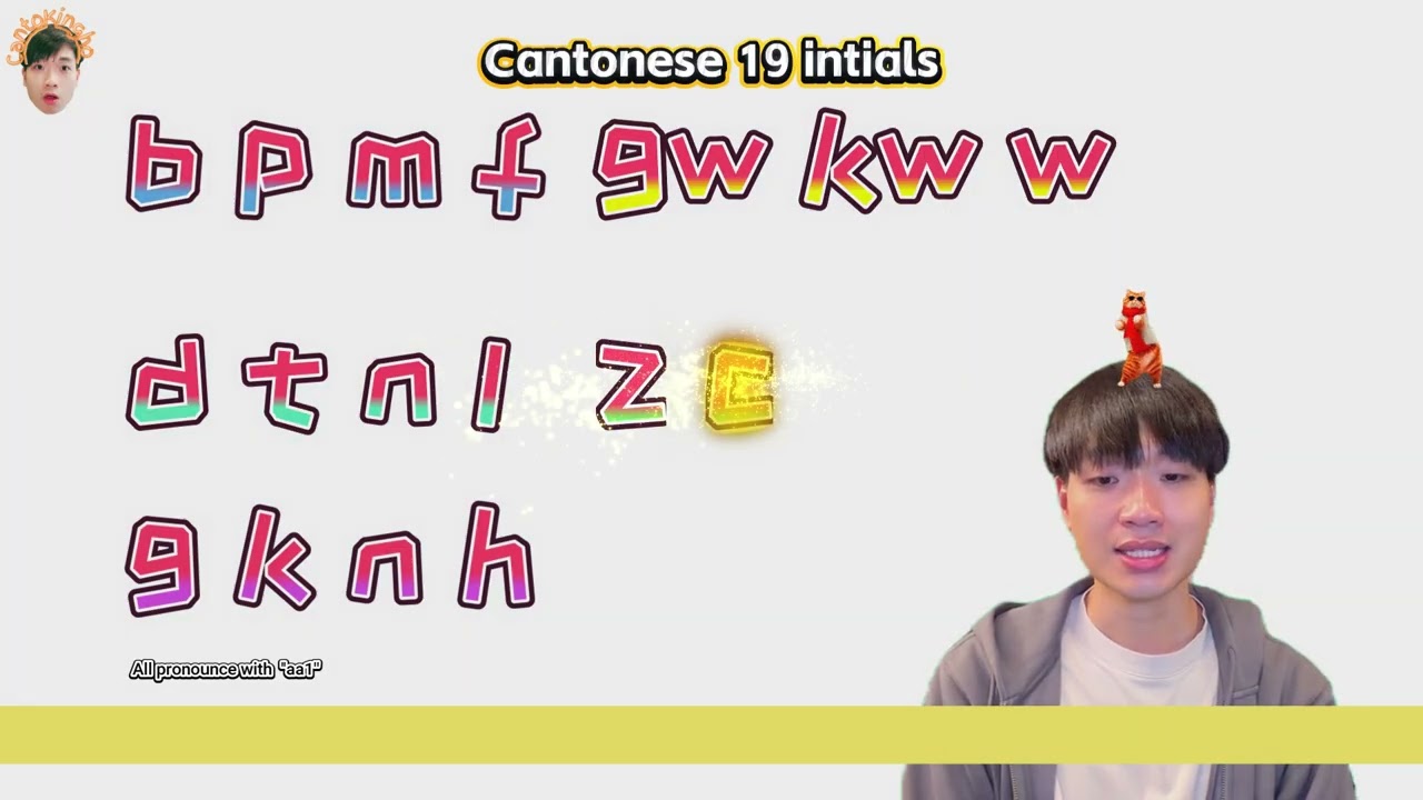 Learn Cantonese in 5 Minutes - Initials + Finals + Tones