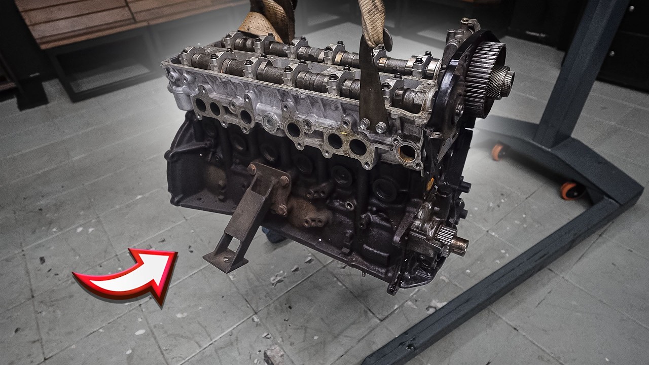 COMECEI A DESMONTAR O MOTOR 1JZ