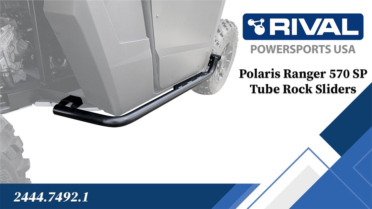 Polaris Ranger 570 SP Rival Tube Rock Sliders Fitting Video (2444.7492.1)