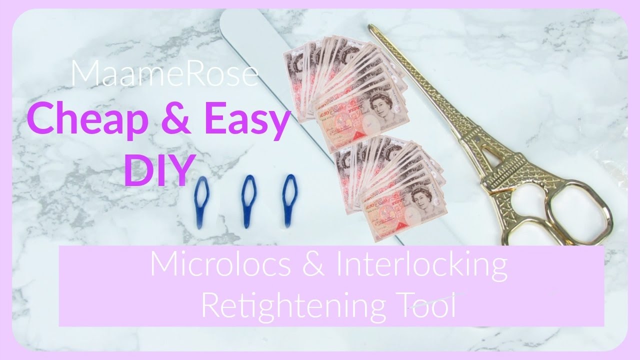 DIY Microlocks Retightening Tool | Cheap and Easy | Microlocs & Interlocking | Loc Journey | MaameRo