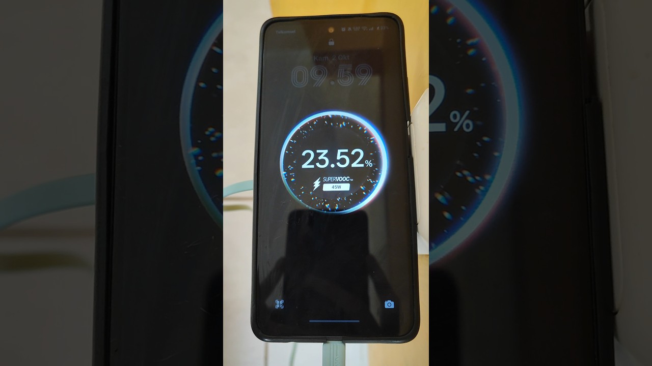 Oppo A3x Supervooc 45w Ultra Fast Charging Animation