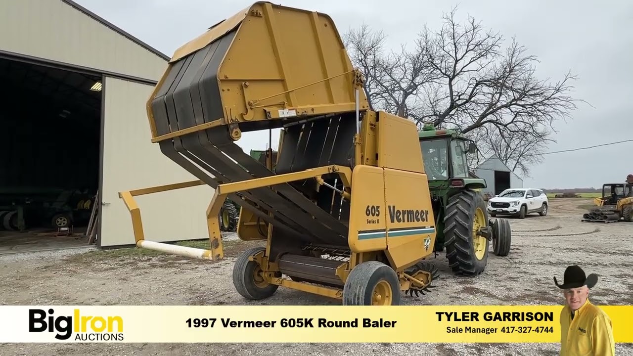 1997 Vermeer 605K Round Baler