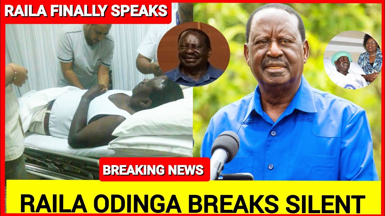 Breaking News! Raila Odinga finally speaks today about his healiness rumors, this is the truth now!