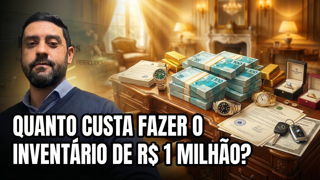 QUANTO CUSTA fazer um INVENTÁRIO de R$ 1.000.000,00 de patrimônio? (Imóvel ou dinheiro).