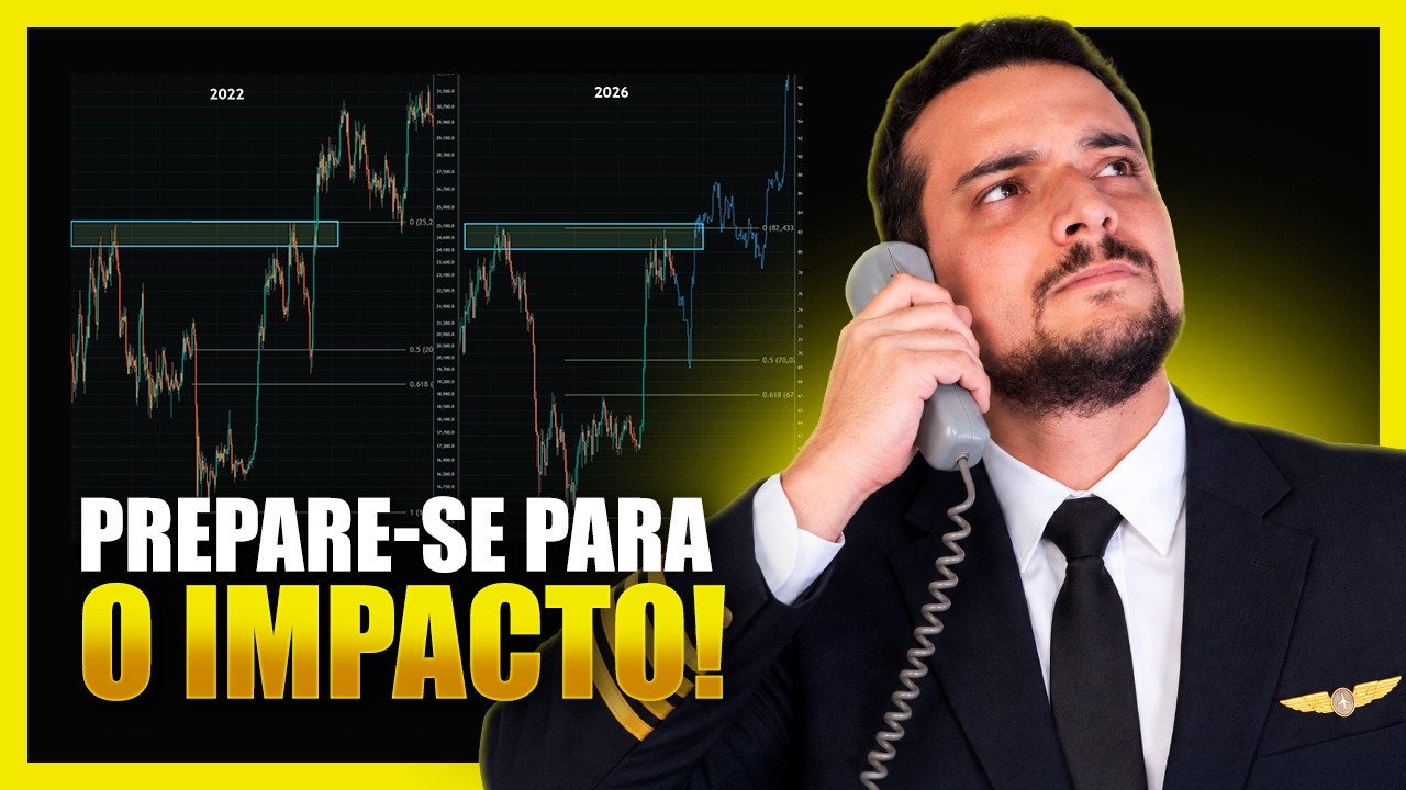 🚨 BITCOIN INICIA QUEDA ID&Ecirc;NTICA A DE 2022! DESCUBRA ONDE ELA VAI PARAR