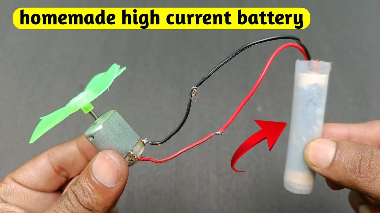 how to make battery at home | homemade copper aluminium battery