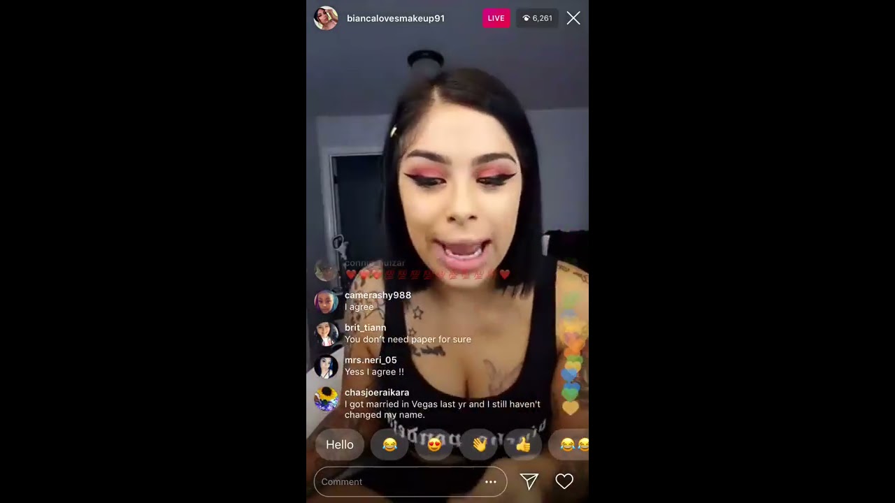 Biancalovesmakeup91 IG LIVE (9/22/19) Part 1