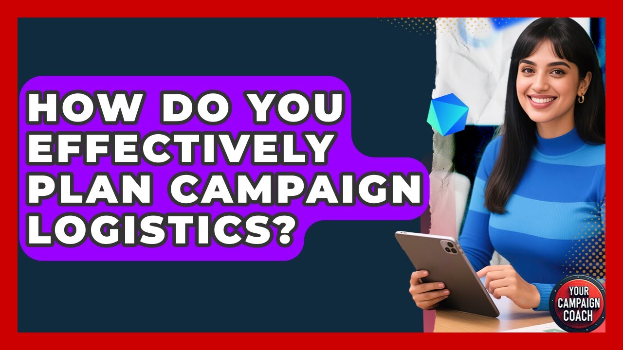 How Do You Effectively Plan Campaign Logistics? - Your Campaign Coach