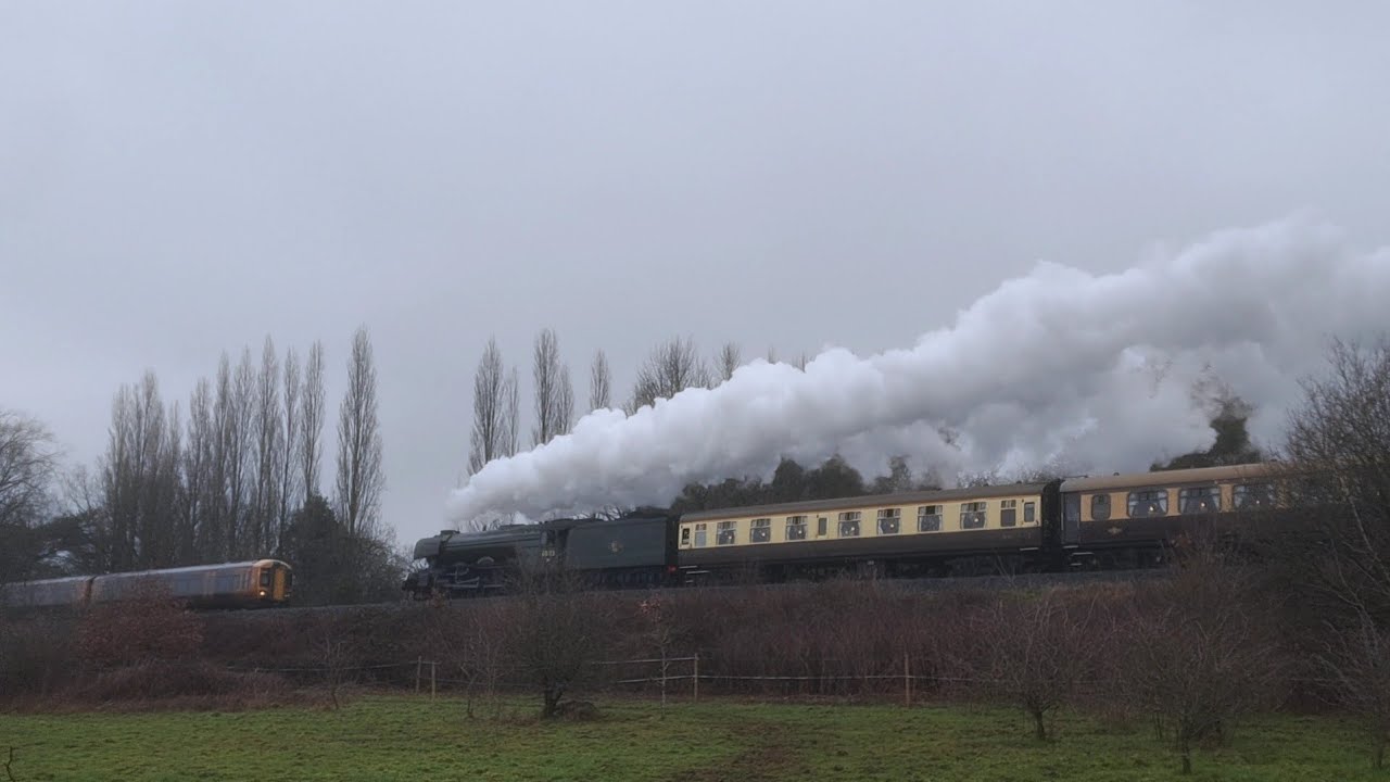 60103 Flying Scotsman storms Snow Hill Line with Vintage Trains Moor Street Scot Day 2 19/02/2026