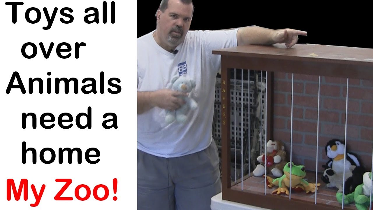 Build a stuffed animal zoo – We built a zoo! (how to)