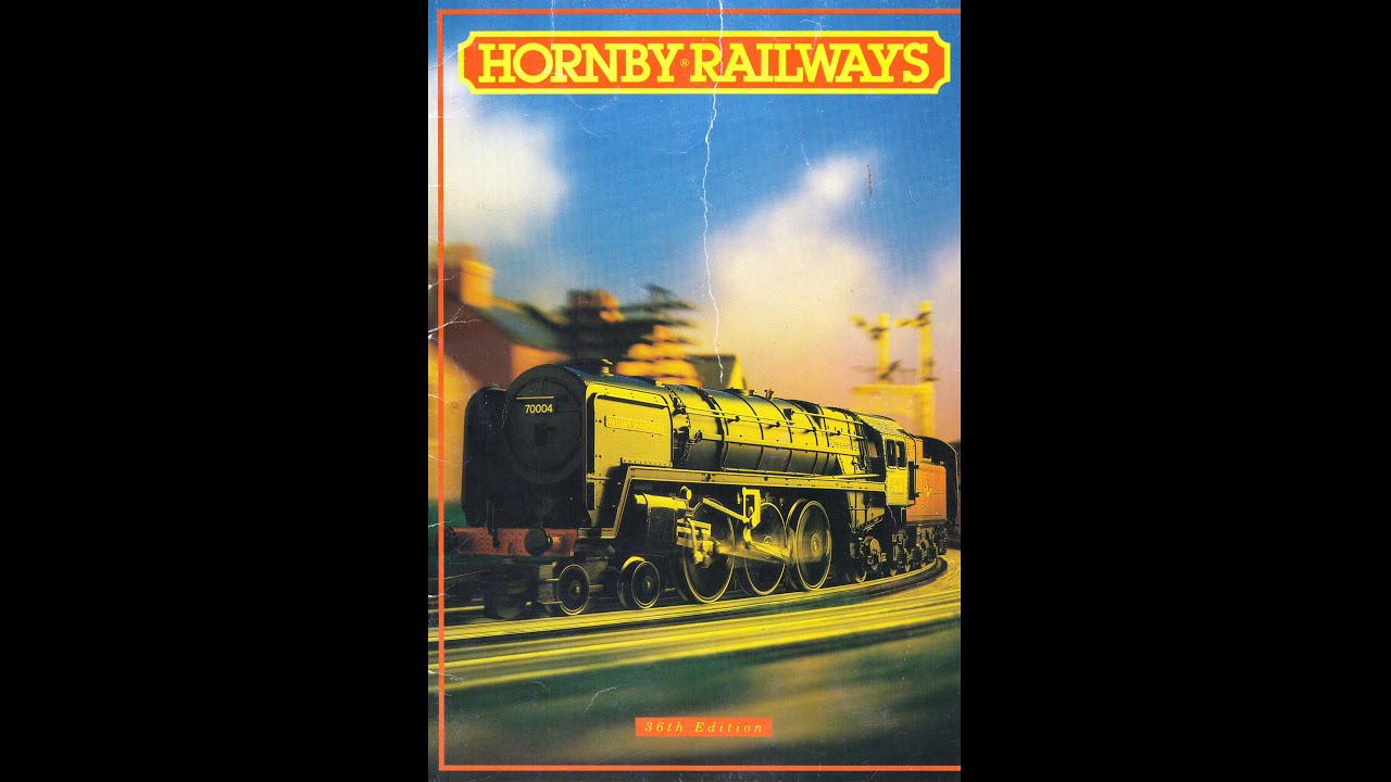 Hornby  Model Railway Layout Train Set A Look through my 1990 Hornby Catalogue